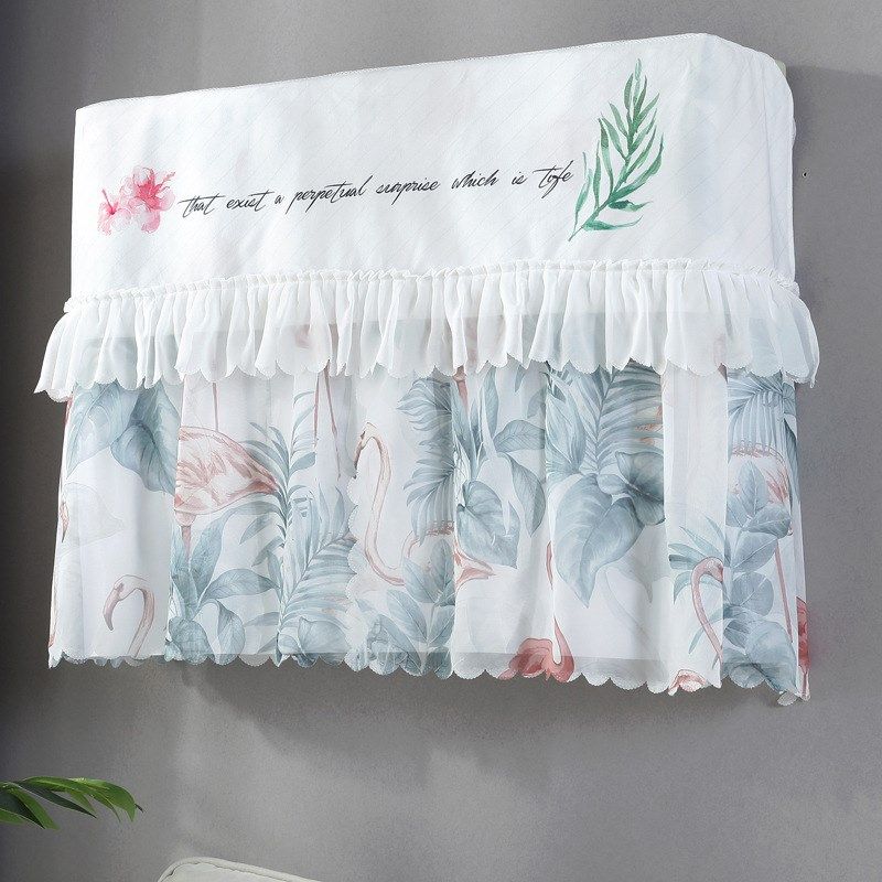 新品月子雪纺印花挂机空调挡风罩卧室开机不取空调罩挂式防尘罩,收纳整理,餐桌罩,淘宝优惠券,粉丝福利购,淘宝优惠卷