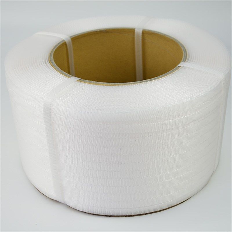 工厂直供大量白色透明聚丙烯PP打包带塑料包装捆扎绑绳现货