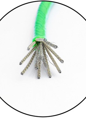 厂家供应8mm绿色带皮钢丝绳涂塑钢丝绳包塑钢丝绳晾衣绳pvc镀锌