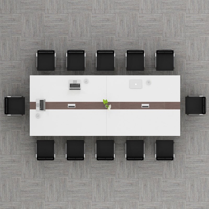 会议桌简约现代大小型长桌接待洽谈桌椅组合办公家具长桌子工作台