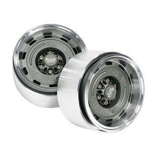 坦克300 SCX10 易控 H8H向西 TRX4 CROSSRC 2.2寸黑泥复古轮毂