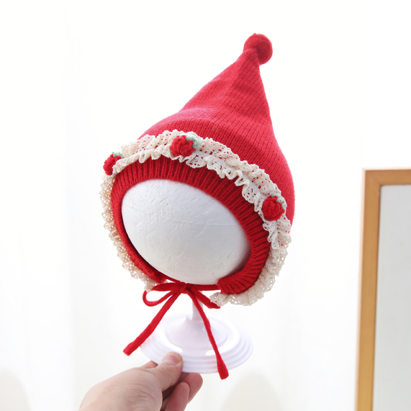 兔七宝婴儿帽子秋冬季洋气护耳帽