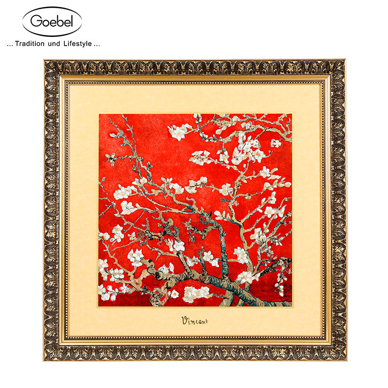德国进口欧式陶瓷客厅装饰画玄关挂画艺术品梵高瓷板画限999餐厅