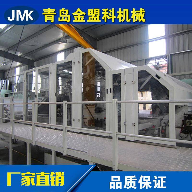 供应非制造布梳理机_羊棉绒梳理机_双锡林双道夫梳理机