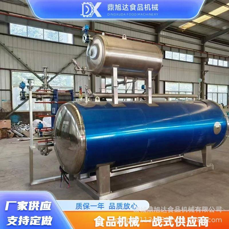 高温杀菌锅喷淋大型肉制品杀菌釜全自动玻璃瓶玉米水浴双层灭菌锅