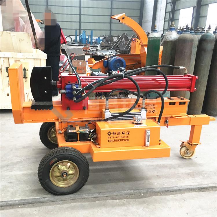 电动小型劈材机26T行程劈柴机小型果木劈木机