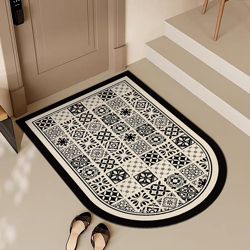 轻奢入户门地垫高级玄关门垫pvc可裁剪家用进门脚垫可擦免洗地毯