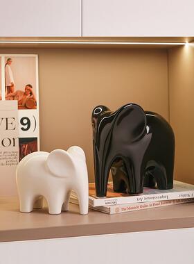 休闲优雅的大象酒柜装饰电视柜客厅入口家居配件乔迁礼物