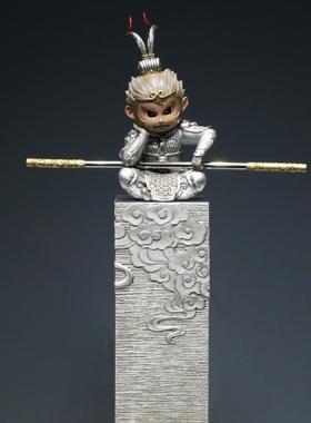 新中式客厅玄关家居装饰齐天大圣办公室领导高档落地大摆件孙悟空