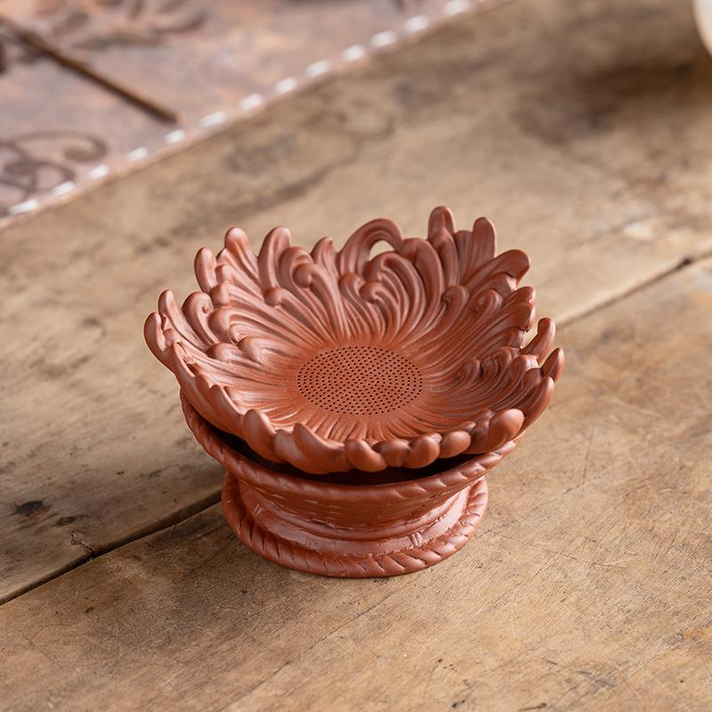 紫砂茶漏茶滤泡茶过滤网器茶水分离器茶叶过滤器漏斗茶隔茶具配件