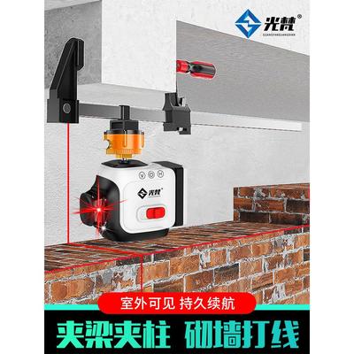 广帆红外级绿光12线激光高精度强光细线户外墙体红光线投射机