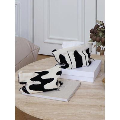 COLORHUNTR 柔软针织纸巾袋抽纸盒桌面收纳法式家居摆件餐纸收纳