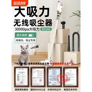 无线吸尘器家用大吸力小型手持拖地一体机猫毛静音吸尘拖把二合一
