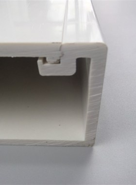 特厚100*50mmPVC明装线槽塑料桥架工程用5mm厚电线明线线槽板