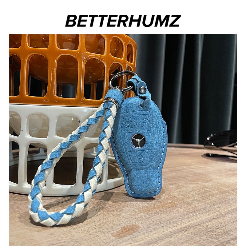 适用于奔驰钥匙套C级C260l车C200LA级a180l壳GLE级S级glc300l包扣