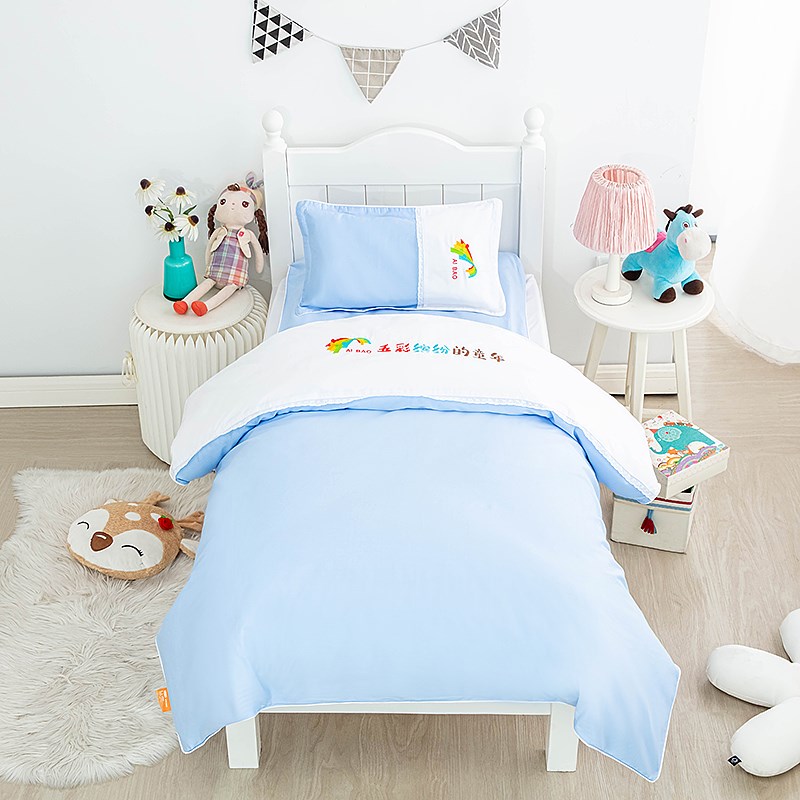 幼儿园被子三件套儿童被含芯夏午睡床上用品宝宝纯棉春秋婴儿被褥