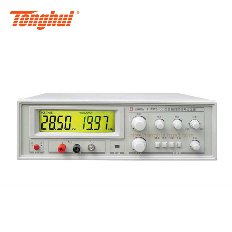 常州同惠 音频扫频信号发生器TH1312-60 电声响器件测试仪