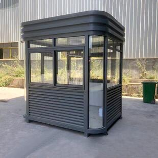 钢结构岗亭户外可移动门卫值班室小区物业停车场治安保安亭定制