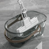 拖把桶长方形家用塑料水桶洗涮拖布桶拖地墩布桶加大号海绵拖地桶