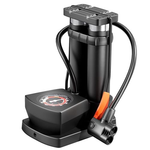 高压充气泵自行车汽车摩托车电动车多功能便携式三轮车脚踩打气筒