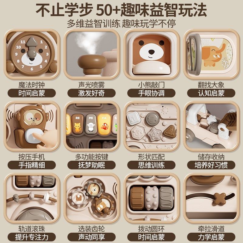 婴儿学步车手推车助步防侧翻儿童多功能防o型腿宝宝学走路玩具1岁,玩具/童车/益智/积木/模型,手推学步玩具,淘宝优惠券,粉丝福利购,淘宝优惠卷