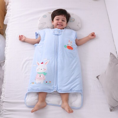 睡袋婴儿秋冬加厚可拆卸四季通用春秋冬季新生儿童宝宝防踢被