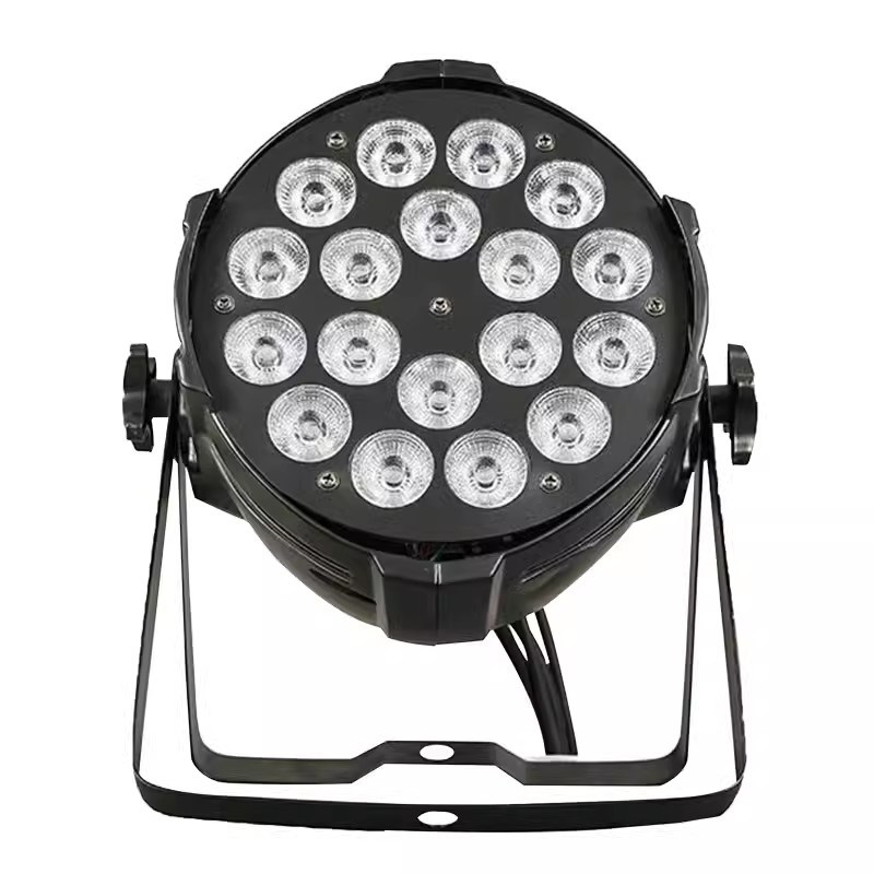 舞台灯光18颗10w四合一led帕灯全彩染色氛围灯婚庆酒吧cob面光灯