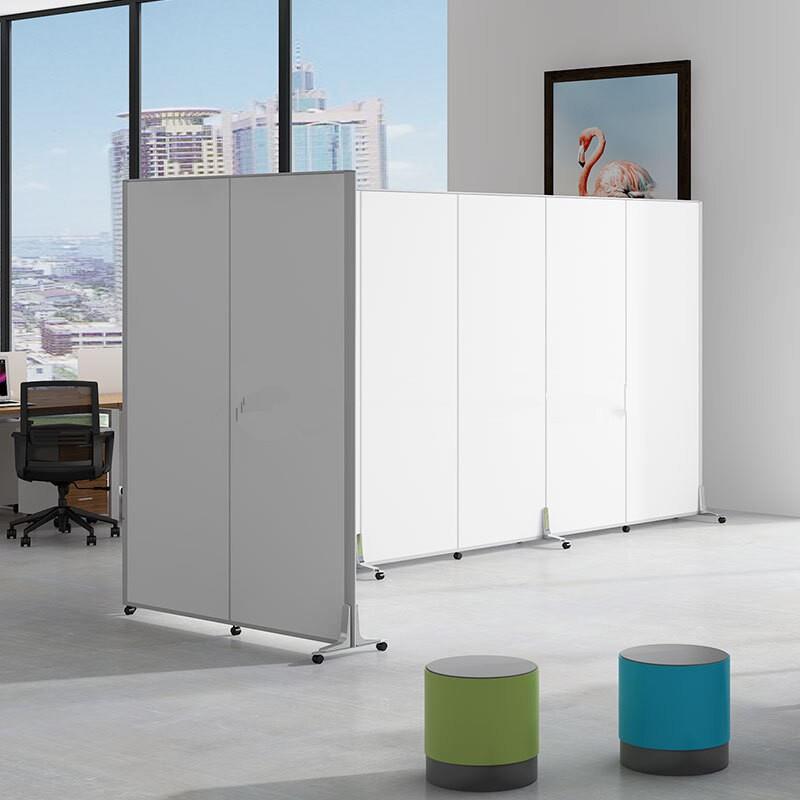长沙办公家具酒店式玄关屏风办公室隔断可折叠移动高隔断板式隔墙