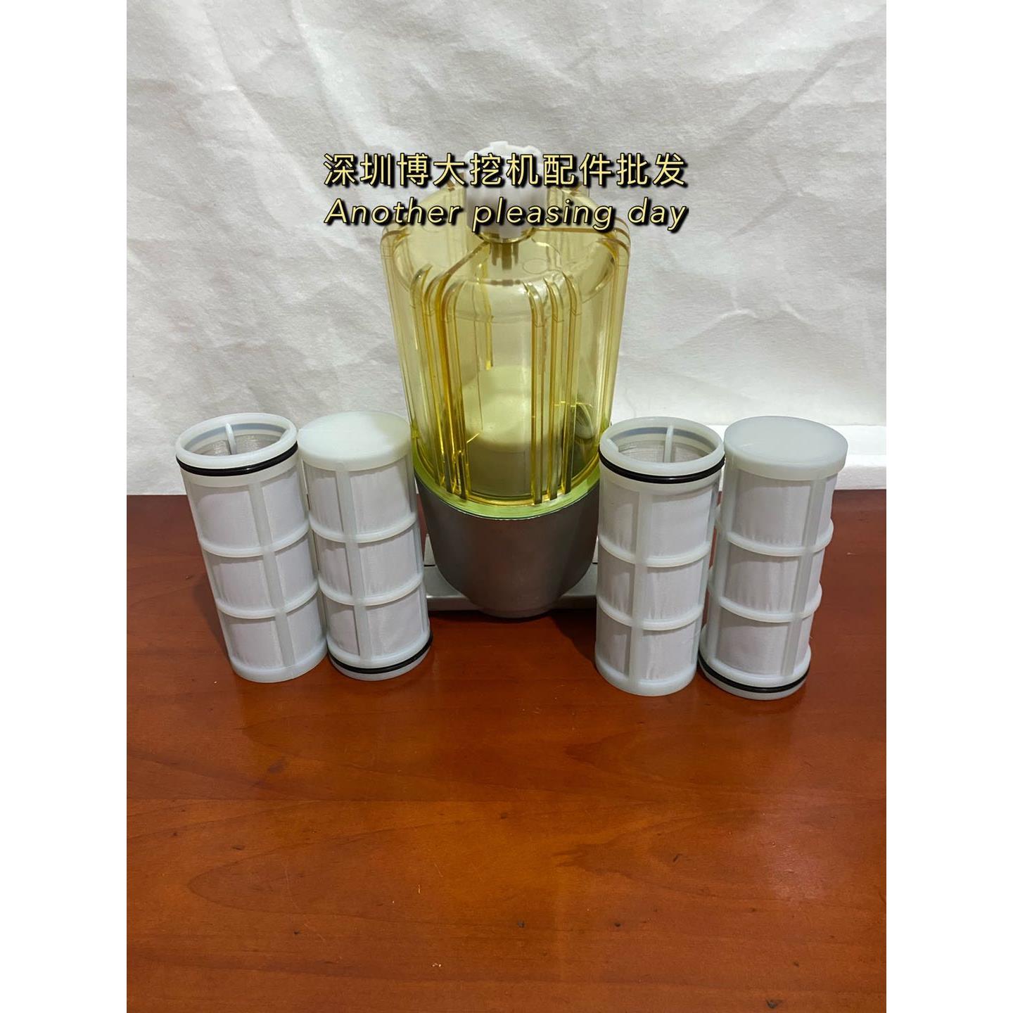 斗山DX130 150 215 220-9C油水分离器滤芯总成柴油滤网挖掘机配件