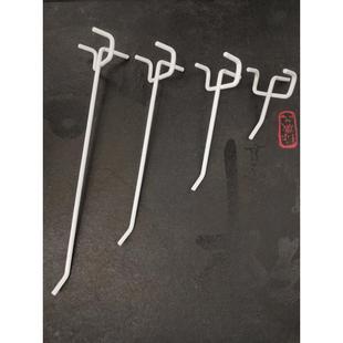 洞洞板加粗三脚挂钩货架钩超市货架手机收纳配件袜子饰品孔板钩子