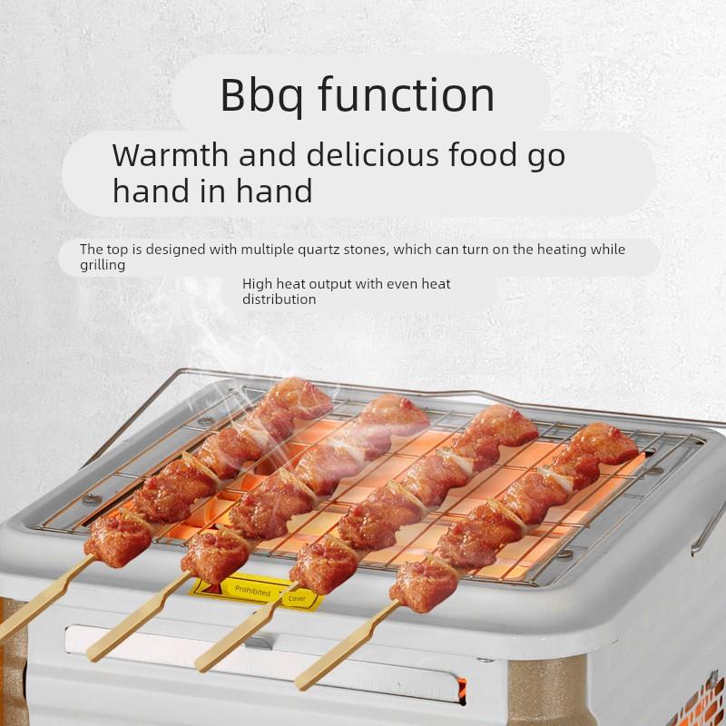 现货包邮鸟笼取暖器碳晶盘烤火器小太阳电热扇电烤炉家用暖脚电暖