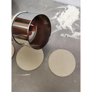 白吉馍圆形切刀模具千层饼肉夹馍烧饼口福酥饼烤饼不锈钢支持定制