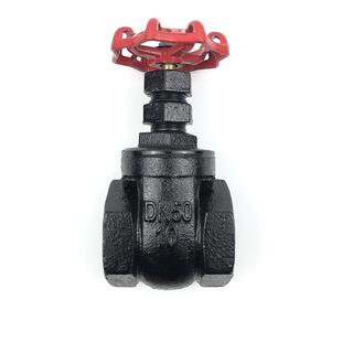 铜杆铜芯铁闸阀 16铸铁丝扣闸阀 水管开关闸门4分6分1寸 Z15T