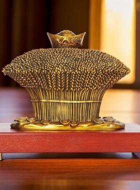 采购产品大麦饰品，创意铜工艺品，客厅办公室装饰，公司商店乔迁