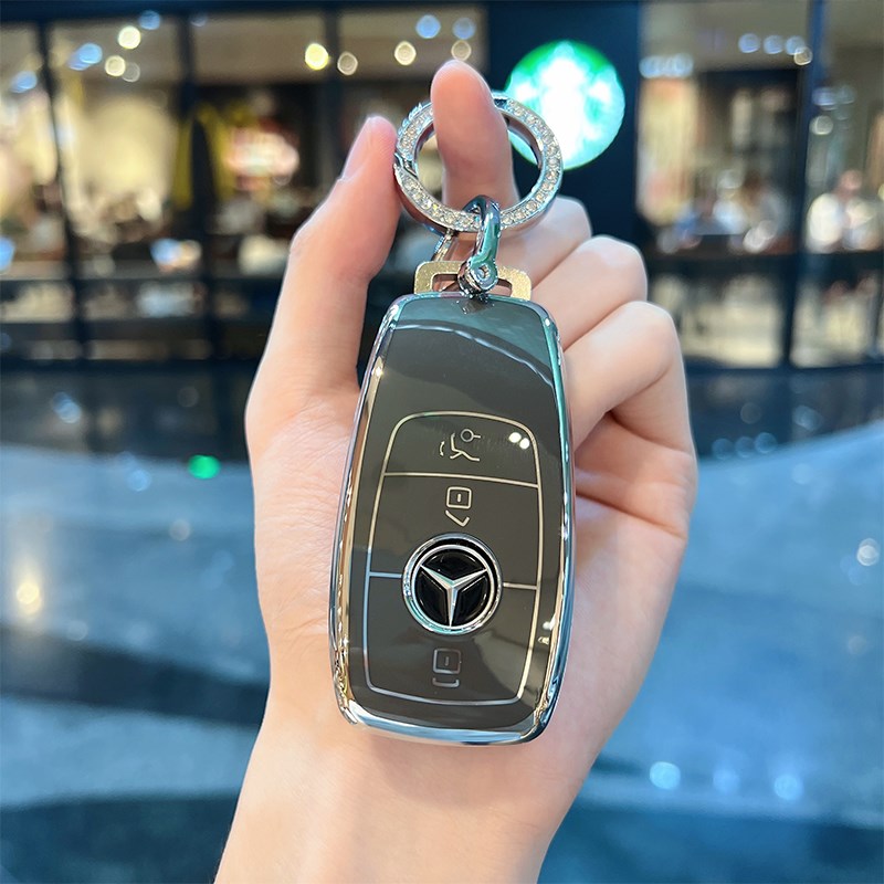 适用钥匙套E级C级A级A200L包C260L车E300L壳GLC300GLEGLA扣女