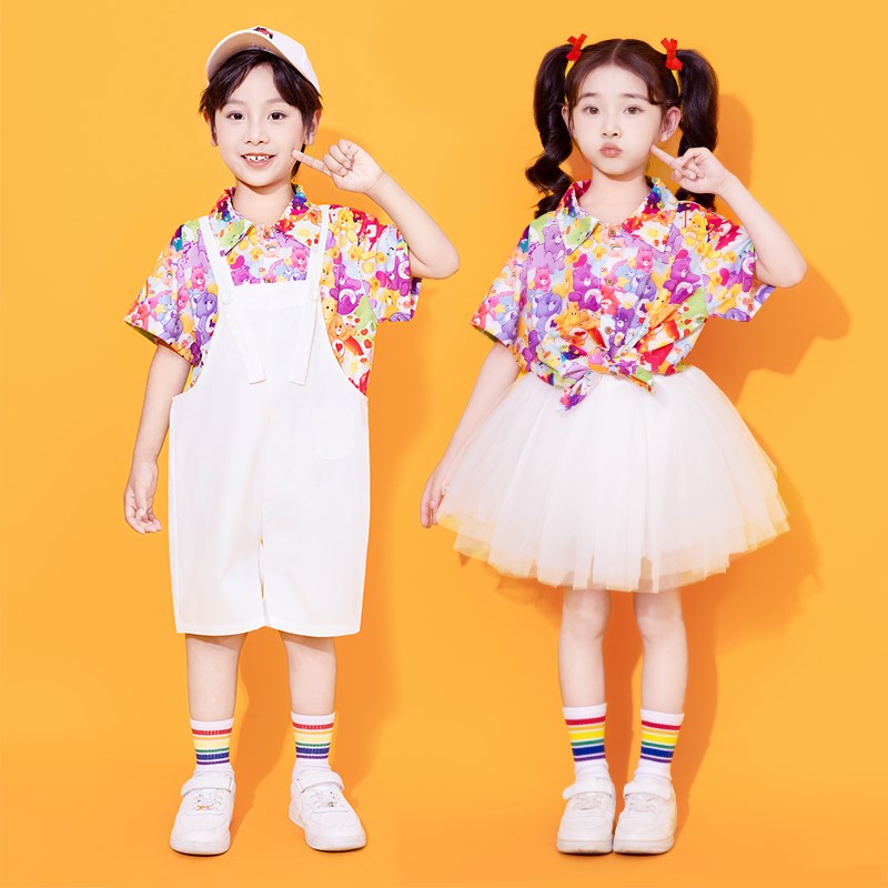 六一儿童演出服幼儿园园服合唱表演服小学生啦啦队男女舞蹈服班服