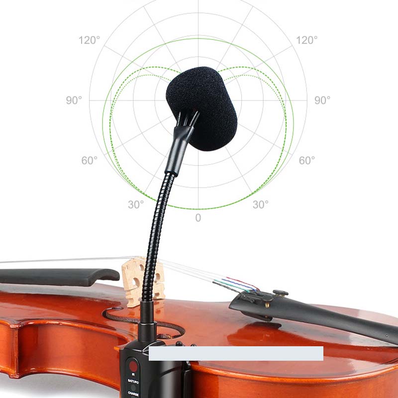 爱尚达 VT-5小提琴专用无线麦克风专业舞台演出扩音器乐器拾音器