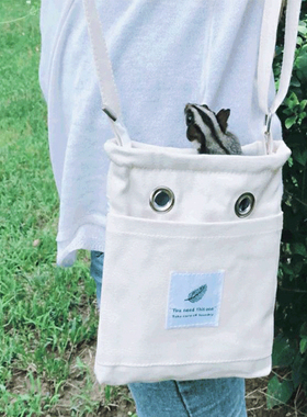 蜜袋鼯小飞鼠保暖外带包冬季睡袋棉窝灰色加绒外出旅行包用品包邮