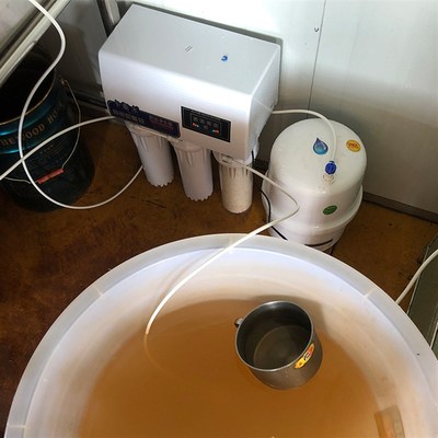 5级反渗透净水器家用直饮纯水机 自吸井水过滤器 水垢净化器地下