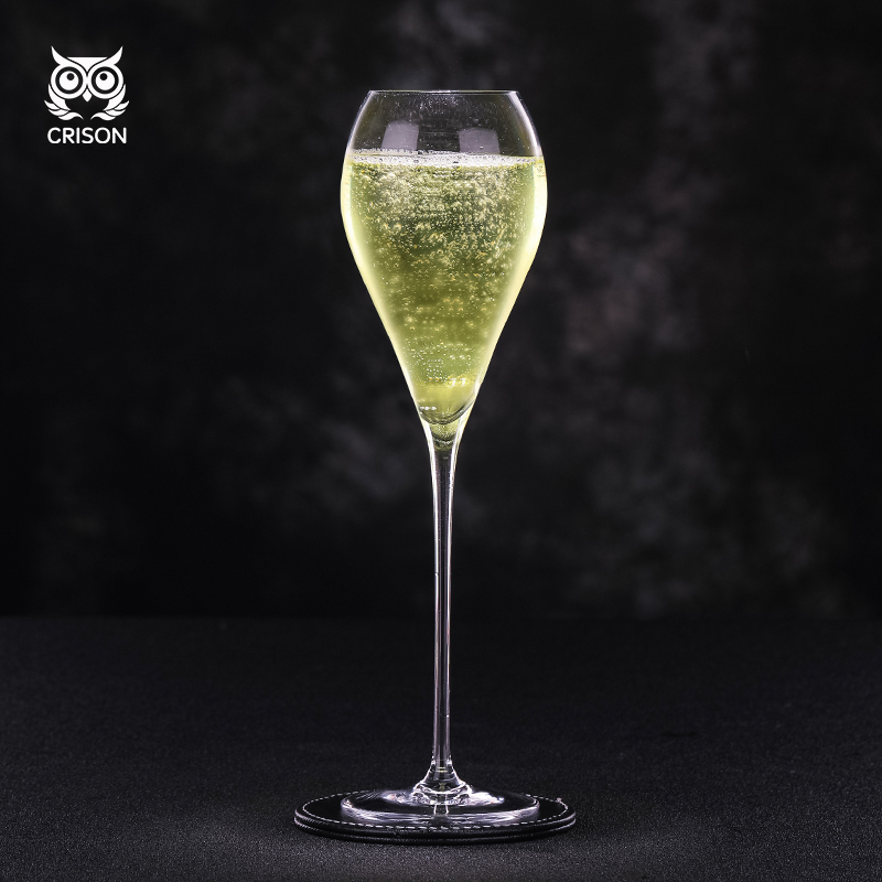CP8207 CRISON高颜值无铅水晶玻璃香槟酒杯 葡萄酒高脚杯气泡酒杯