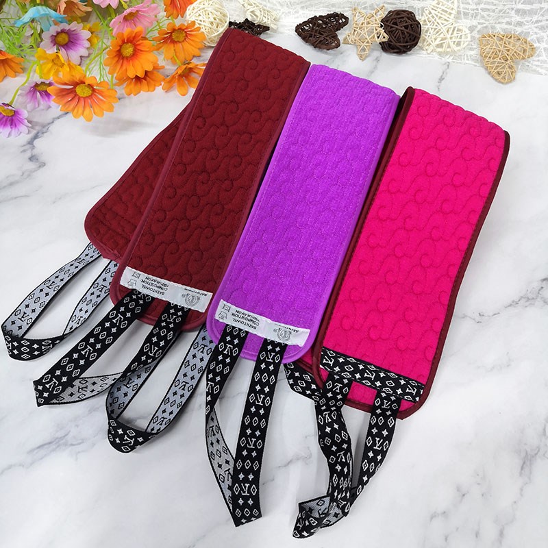 拉背巾强力搓背巾拉背条男女士专用擦背神器搓泥灰长条后背洗澡巾