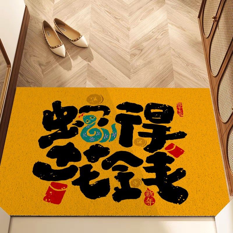 蛇年入户门地垫新款家用门垫进门防滑脚垫加厚门外门口内玄关地毯