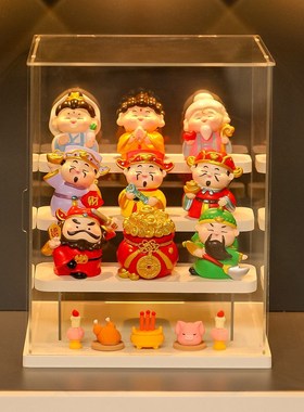 各路财神爷供奉招财运亨通装饰品客厅玄关电视柜办公室桌面小摆件