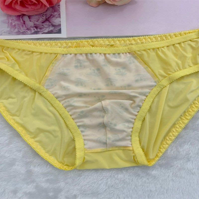 新款男式丝滑弹力贴身面料男士性感日常穿蕾丝健康纯棉裆三角内裤,女士内衣/男士内衣/家居服,男三角内裤,淘宝优惠券,粉丝福利购,淘宝优惠卷