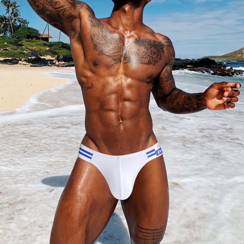 简约白色男士三角裤纯棉质透气舒适低腰高开叉男生内裤衩商务时尚,女士内衣/男士内衣/家居服,男三角内裤,淘宝优惠券,粉丝福利购,淘宝优惠卷