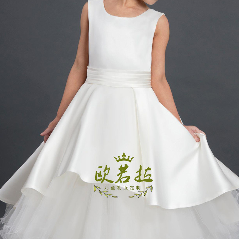 儿童伴娘婚纱绑带长款公主裙女童大提琴音乐会演奏钢琴演出晚礼服,童装/婴儿装/亲子装,儿童礼服,淘宝优惠券,粉丝福利购,淘宝优惠卷