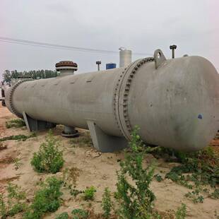 二手750平方列管式换热器不锈钢列管冷凝器工业蒸汽加热交换器