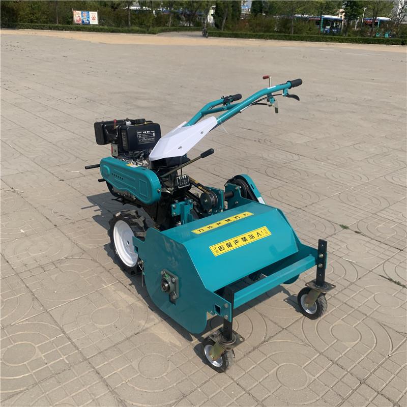 自走式开荒杂草粉碎机汽柴油手推式农用果园除草机小型碎草还田机