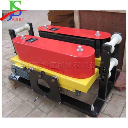 Crawler type cable conveyor小型电缆输送机 双轴光缆线牵引机
