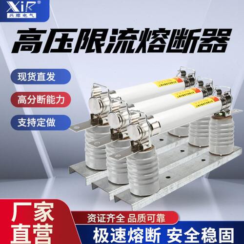 SF6环网柜熔丝座 熔夹 熔断器卡簧 XRNP-12KV带底座限流熔断器